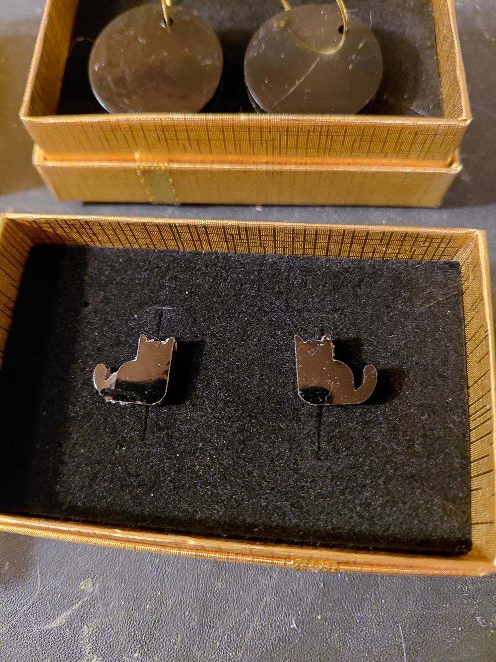 Unbranded Black Cat Silhouette Earrings for Pets & Cat Lovers